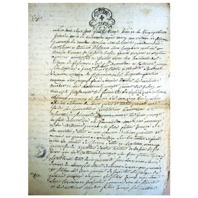 Contrat de mariage en 1788